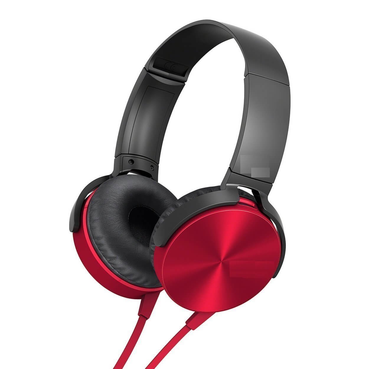 Crispy™ On-Ear Stereo Headphones for All Android Phones Red